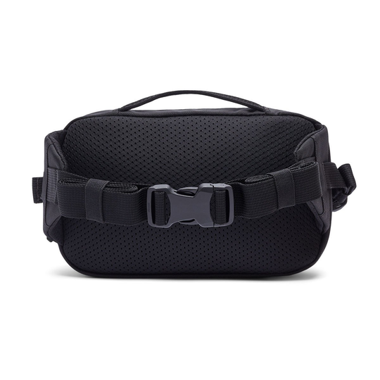 Allpa X 1.5L Hip Pack, black, showcasing durable design and adjustable strap.