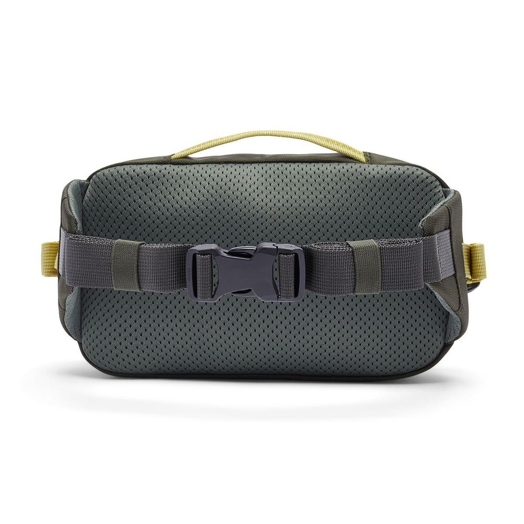 Allpa X 1.5L Hip Pack with adjustable strap and side-release buckle, ideal for travel and outdoor exploration.