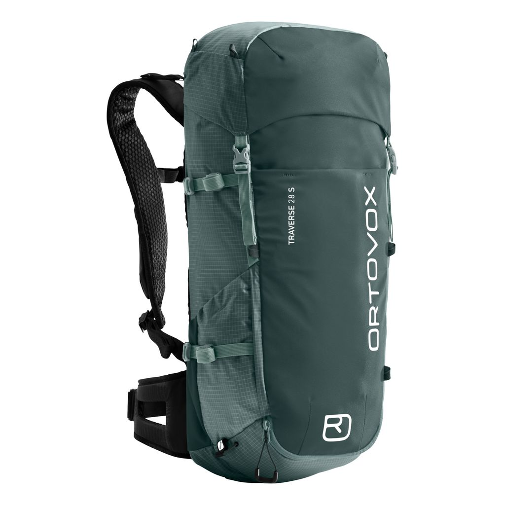 Versatile and eco-friendly Traverse 28 S backpack for year-round mountain adventures.