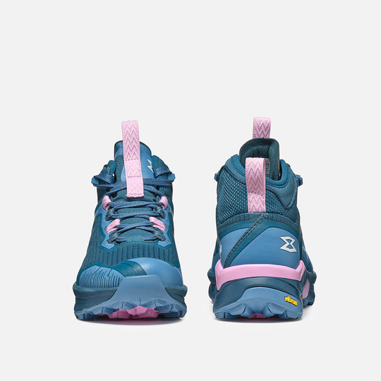 9.81 Engage Mid Gtx Wms hiking shoes with recycled polyester mesh, EVA midsole, and Ortholite® insole.