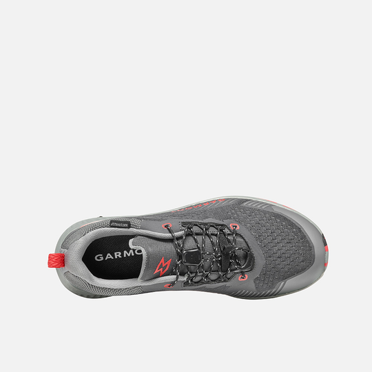 Lightweight waterproof hiking shoes, 9.81 Pulse WP, with recycled PET upper and fast-lace system.