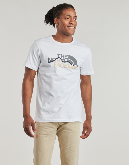 M SS Mountain Line Tee