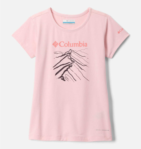 Youth Girls Tech Trail™ Short Sleeve Graphic Shirt