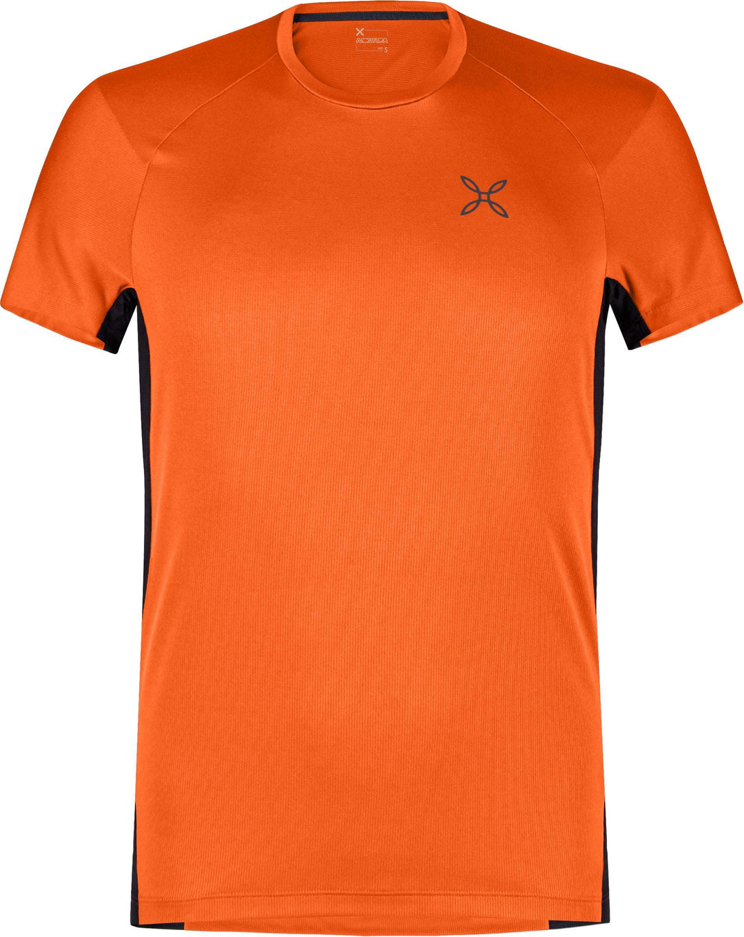 Orange Join T-Shirt for outdoor activities, featuring MICROFRESH polyester fabric with quick-dry and UV protection.
