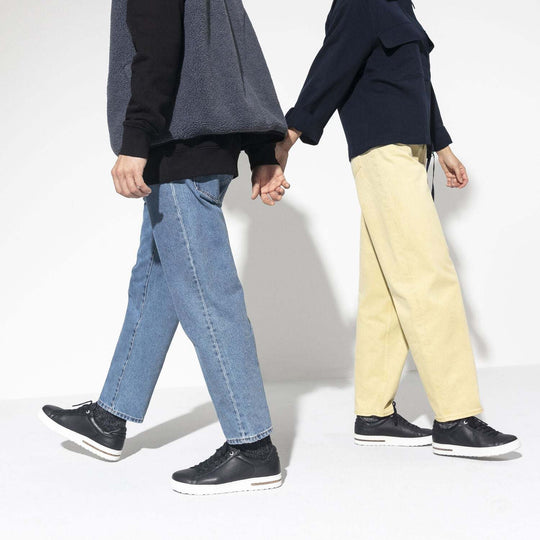 Bend Low, Natural Leather - Black - Bshopzone - Black leather sneaker