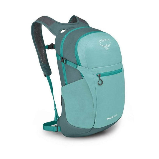 Versatile Daylite Plus backpack with laptop sleeve, side pockets, and sustainable materials.
