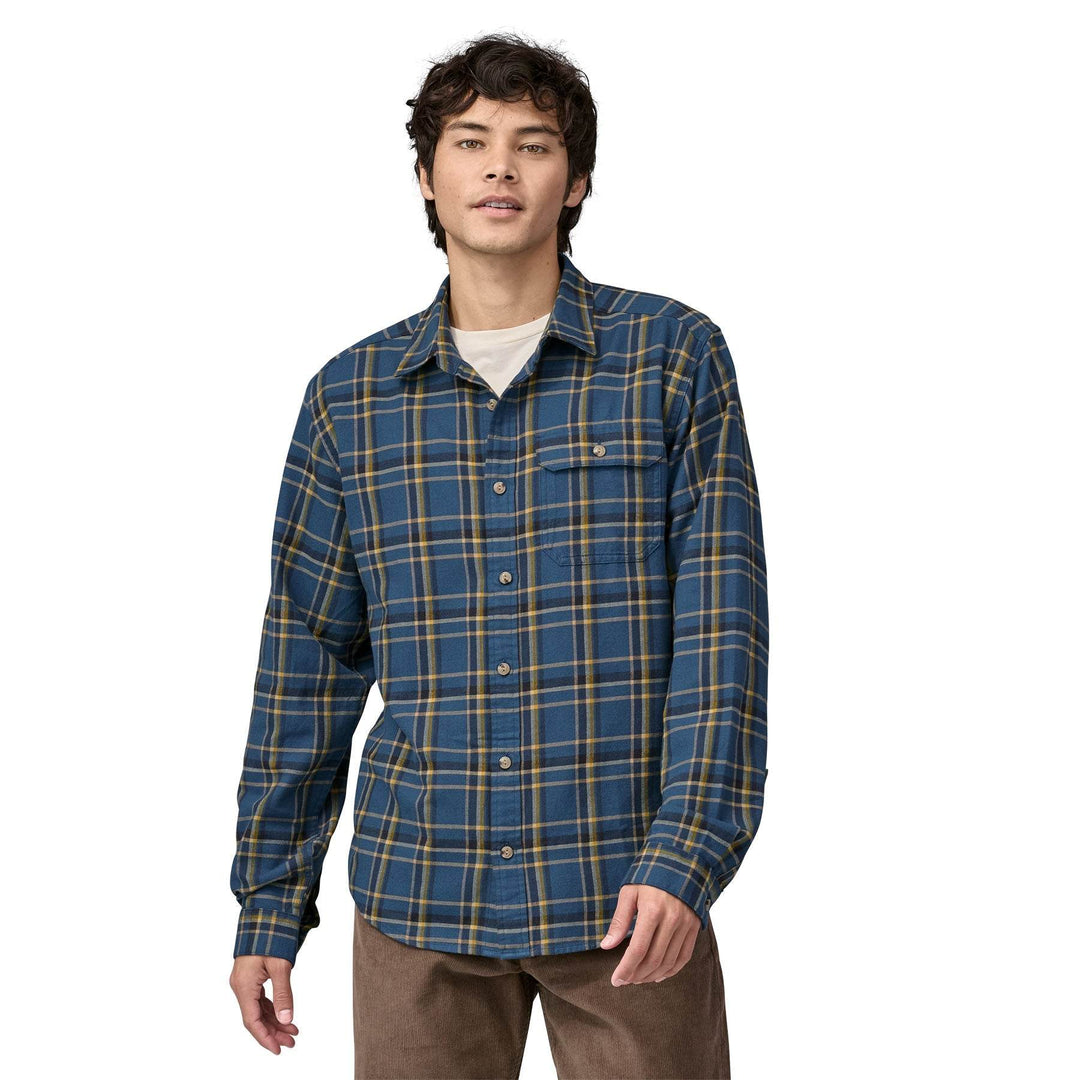 M's L/S Lw Fjord Flannel Shirt - Major: Tidepool Blue - Blogside