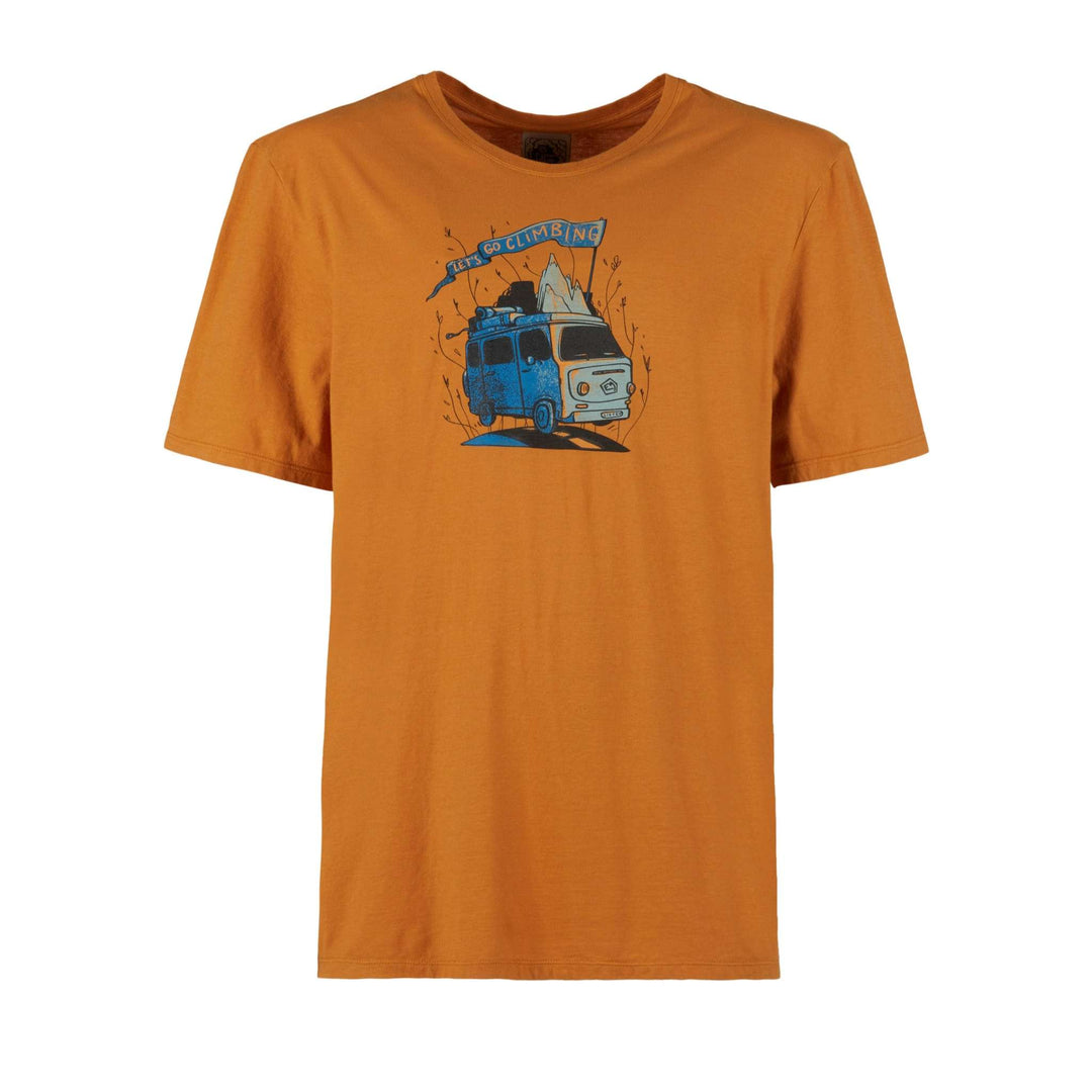 Furgo t-shirt in organic cotton jersey with front print, Italy-made.