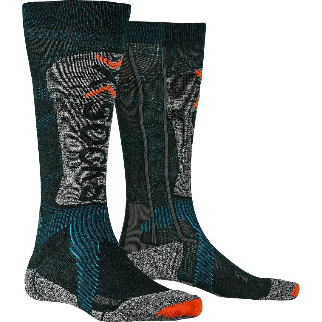 Ski Energizer Lt 4.0 Socks - Petrol/Stone Grey Melange - Blogside