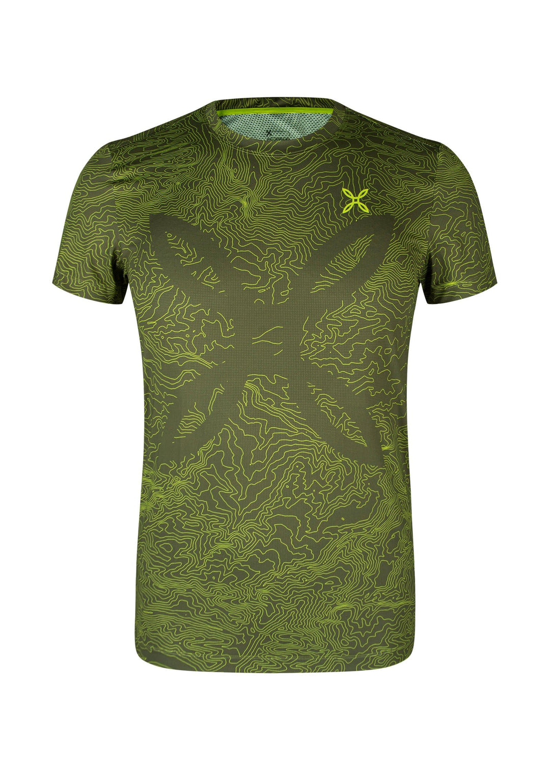 Topographic Sublime T-Shirt - Verde Salvia/Verde Lime (4947) - Bshop