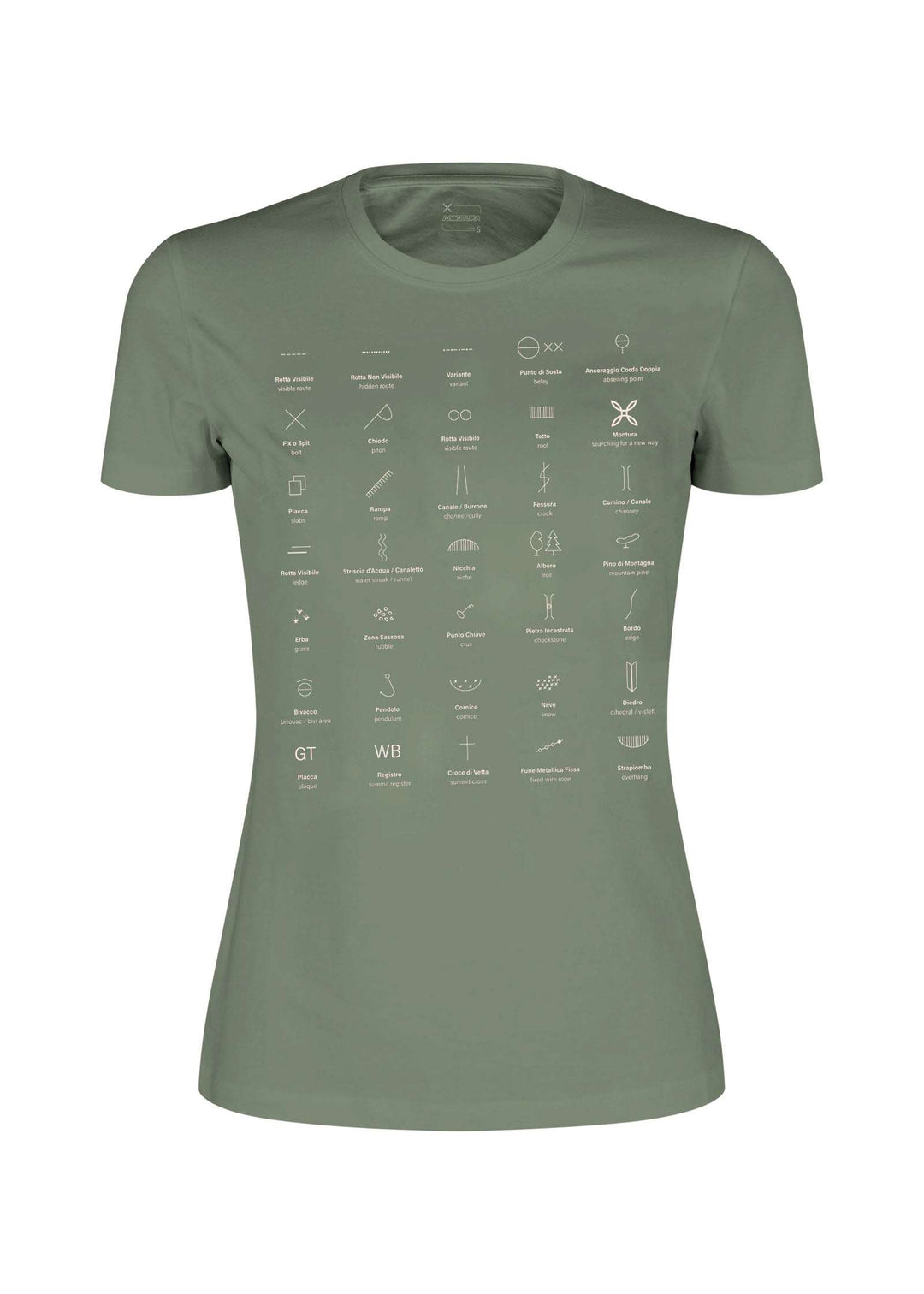 Topographic T-Shirt Woman - Bshop