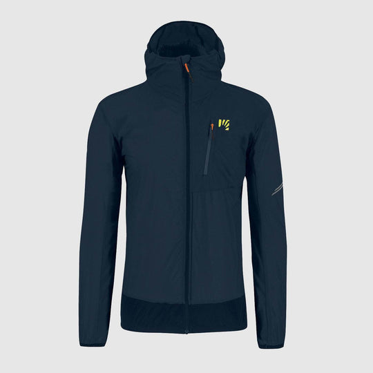 Lightweight and breathable Lot Evo Jacket, wind and light rain protection, packable to tennis ball size, ideal for trail running.