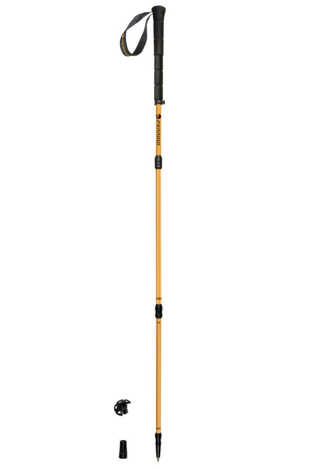 Ferrino Bastoncini Zion 3 Sezioni bastoncini da hiking pieghevoli leggeri e resistenti per trekking ed escursioni