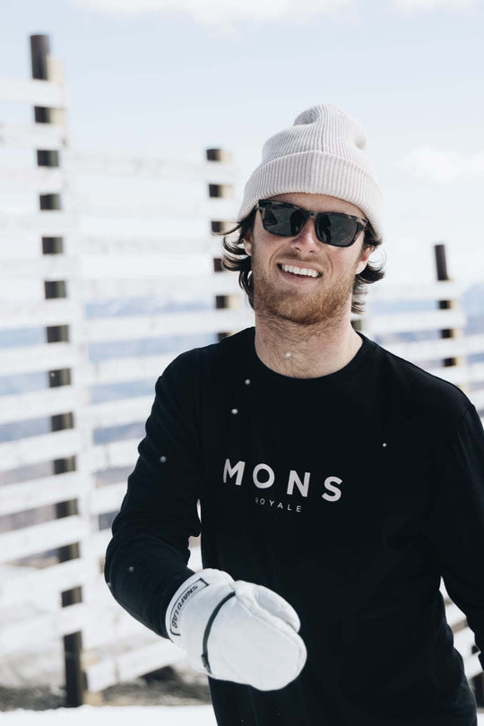 Mons Royale Chunky Logger Merino Beanie - Tussock Marl – vista aggiuntiva 2