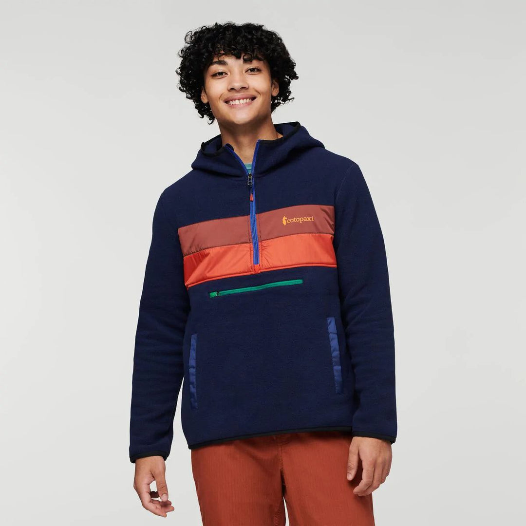 Teca Fleece Hooded Half-Zip Jacket M