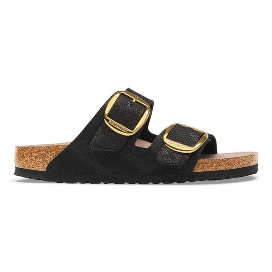 Birkenstock Arizona Big Buckle Synthetics Python Black, 1032881: vista laterale