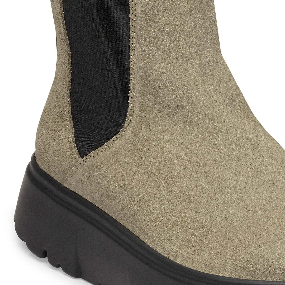 Birkenstock Theda Chelsea Suede Leather Taupe – vista 8
