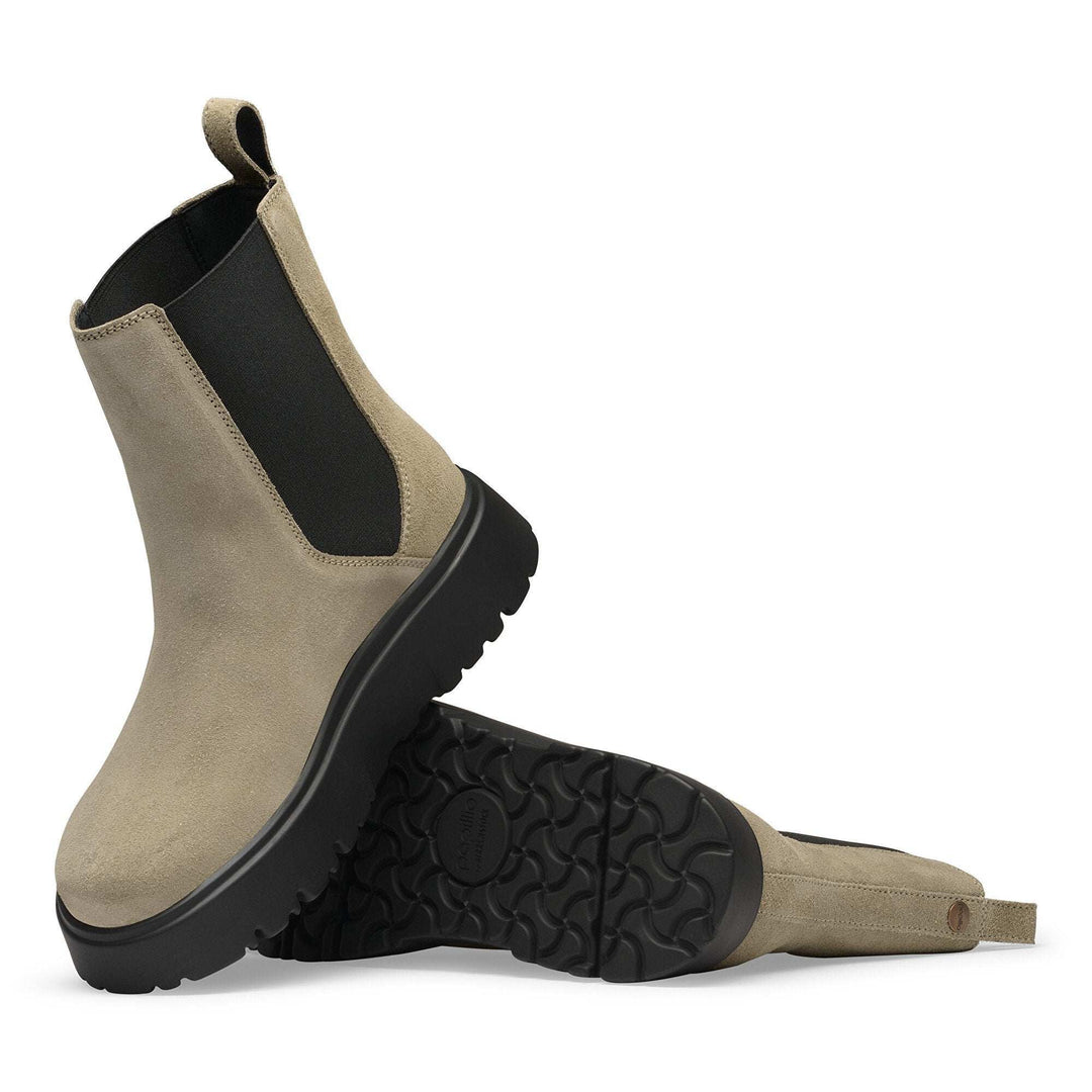 Birkenstock Theda Chelsea Suede Leather Taupe – vista 4