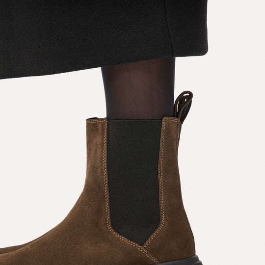Birkenstock Theda Chelsea Suede Leather Carafe – vista 8