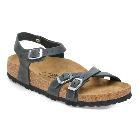 Kumba Black Waxy Leather