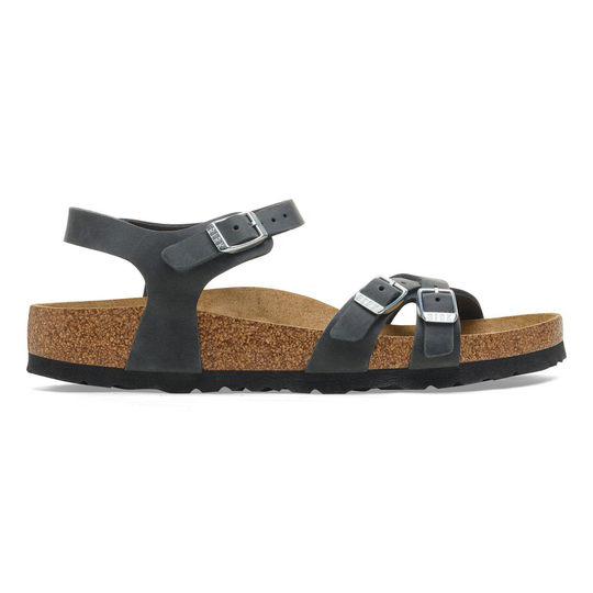 Kumba Black Waxy Leather