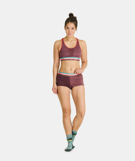 Women's 185 Rock'N'Wool Hot Pants in fine Merino wool for winter adventures.