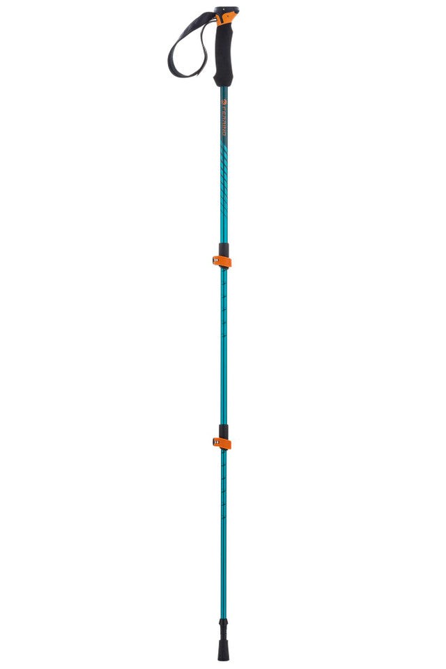 Ferrino Bastoncini Ultar trekking poles with shock absorber and Lock&Go system for mountain hiking