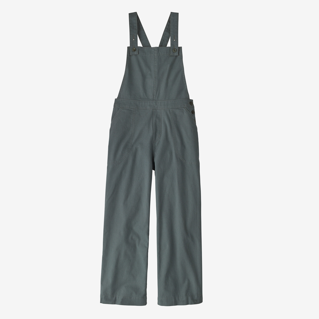 Cropped overalls in organic cotton with adjustable straps and vintage style pockets.