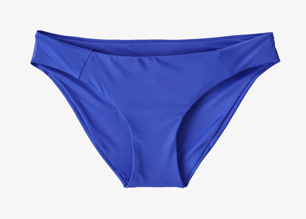 W's Sunamee Bottoms in blue, made from soft stretch fabric with hidden elastics for comfort, Fair Trade Certified™.