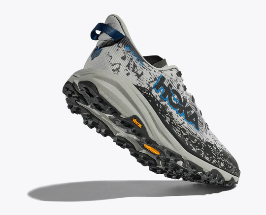 Speedgoat 6 Gtx trail running shoe with GORE-TEX, Vibram® Megagrip sole, and protective design.