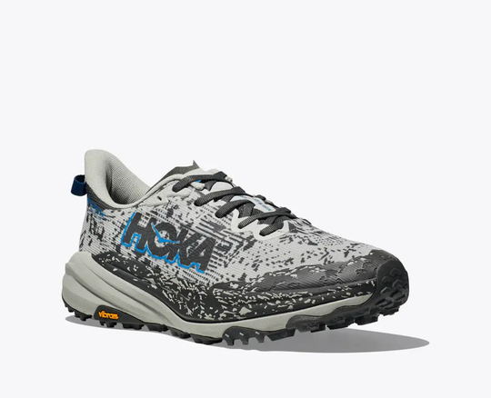 Trail running shoe M Speedgoat 6 GTX with GORE-TEX, Vibram® Megagrip sole, and reinforced heel.