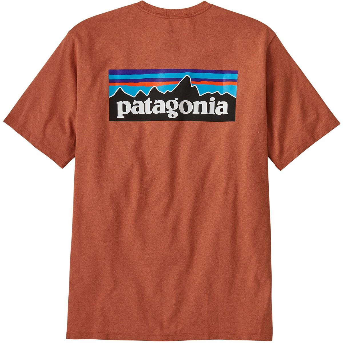 M's P-6 Logo Responsibili-Tee in recycled materials with classic Patagonia graphic.