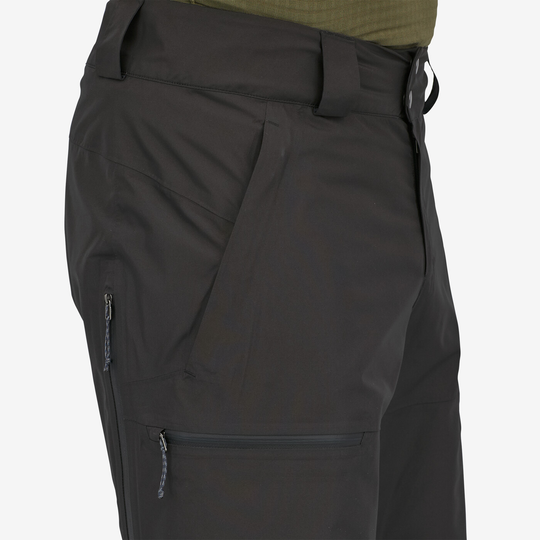 Pantaloni M's Powder Town impermeabili in tessuto riciclato a 2 strati con vita regolabile e riflettore RECCO