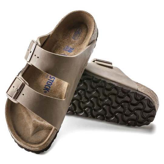 Arizona SFB Oiled Leather sandals with soft footbed and adjustable metal buckles.