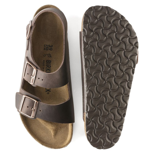Milano Khaki Oiled Leather, Calzata Stretta - Bshop