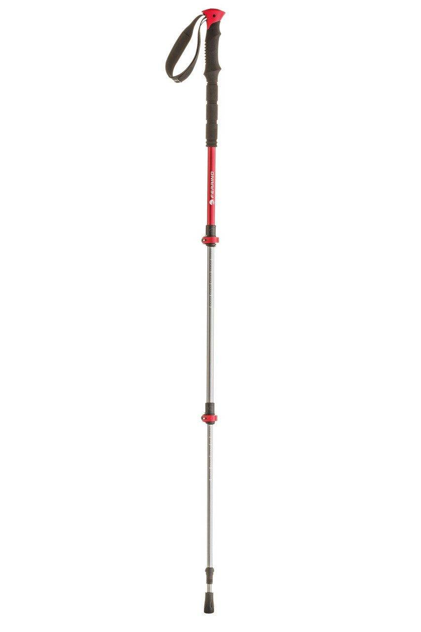 Bastoncini Trekking Batura telescopici robusti per escursionismo invernale, peso 600g, lunghezza 62-135 cm