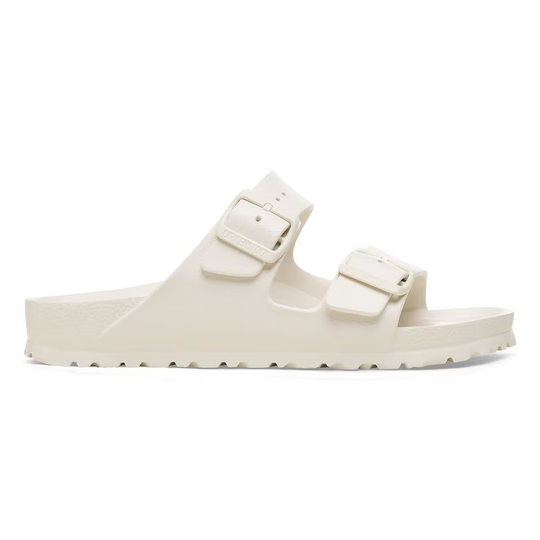 BIRKENSTOCK Arizona sandal in cream EVA, lightweight and waterproof.