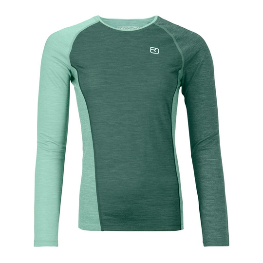 Lightweight long sleeve cooling shirt for intense mountain hikes, featuring Merino wool and Tencel™ blend, 120 Cool Tec Fast Upward LS.