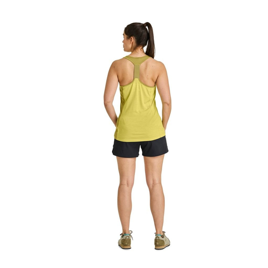 120 Cool Tec Fast Upward Top W, athletic fit, merino wool blend, suitable for climbing in warm weather.