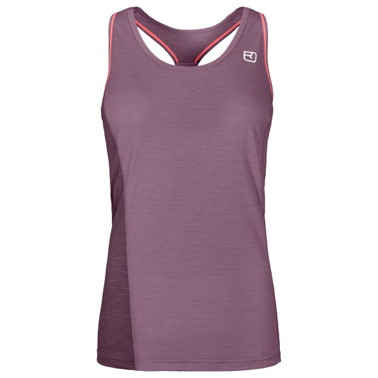 Women's 120 Cool Tec Fast Upward Top, lightweight Merino wool climbing tank, athletic fit.