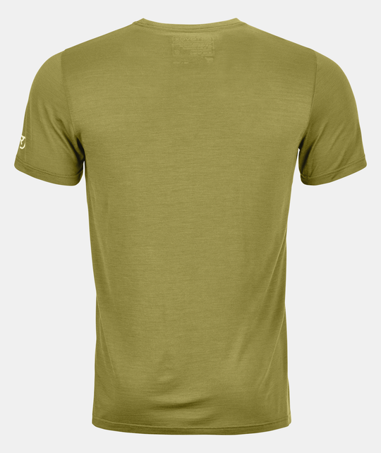 Green 120 Cool Tec Mtn Duo TS M men's shirt, featuring Merino wool and Tencel™ fibers for cooling and durability.
