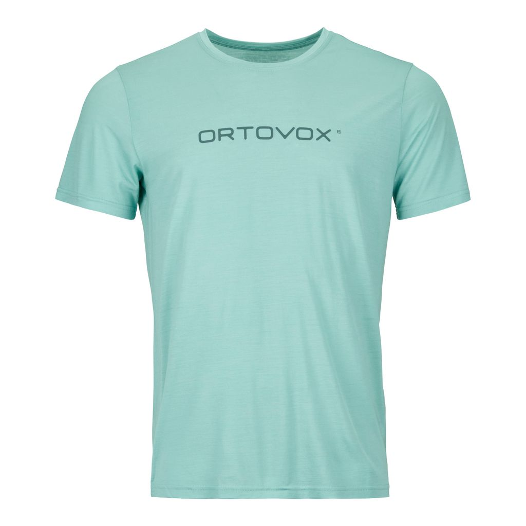 150 Cool Brand men's T-shirt in Merino wool and TENCEL™ Lyocell, mint green.