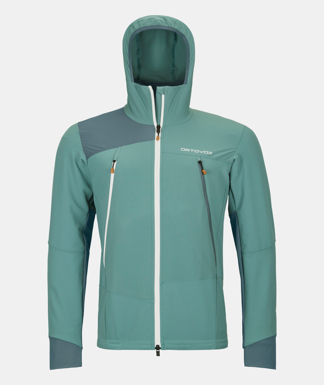 Pala Hooded Jacket M with adjustable hood, durable fabric, and athletic fit ideal for climbing.