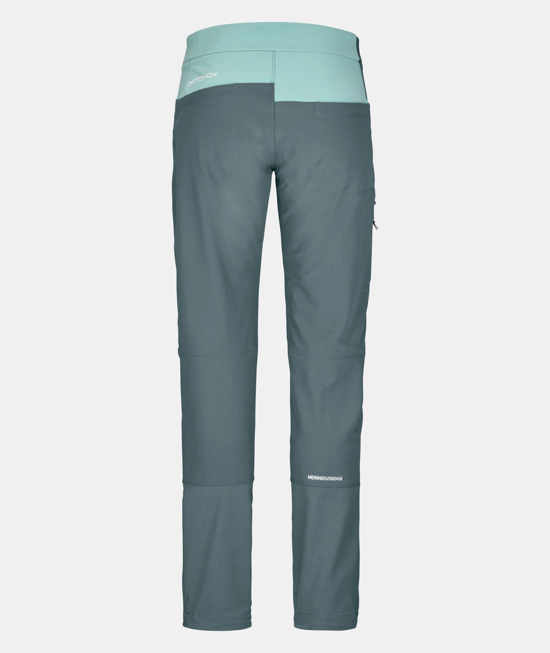 Women's Pala Pants, durable and breathable alpine climbing wear with stretch, abrasion resistance, and Merino wool comfort.