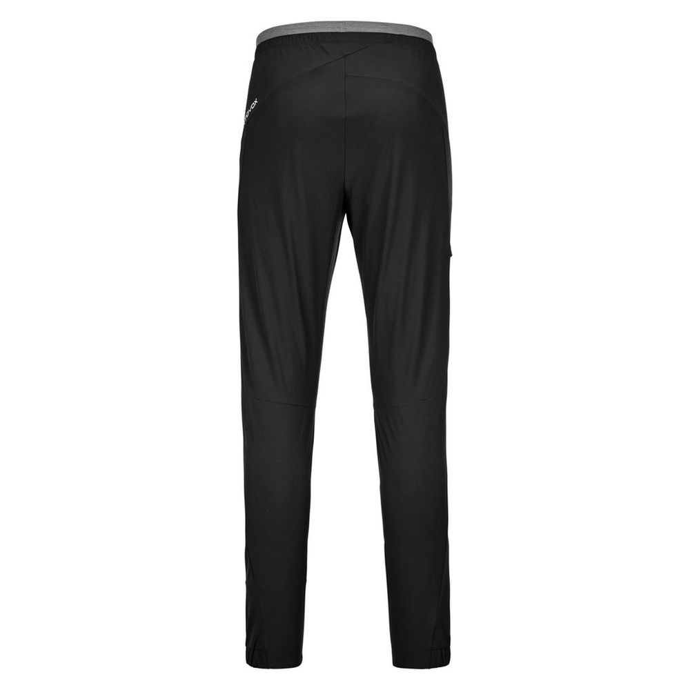 Piz Selva Pants M, lightweight men's pants, black back view.