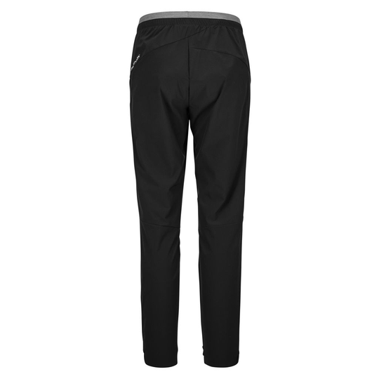 Women's Piz Selva Pants, lightweight, elastic waist, black.