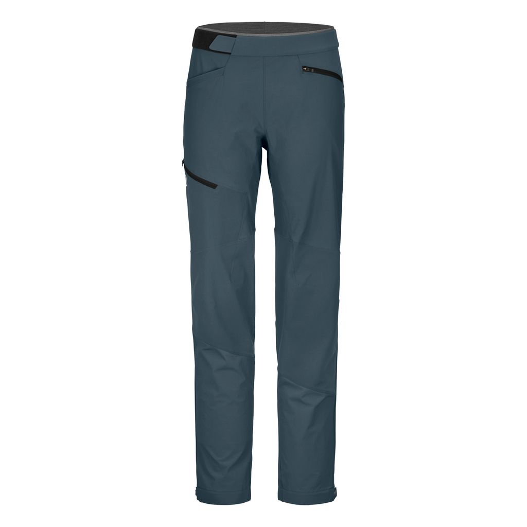 Lightweight and durable women's Vajolet climbing pants, featuring adjustable hems and robust material.