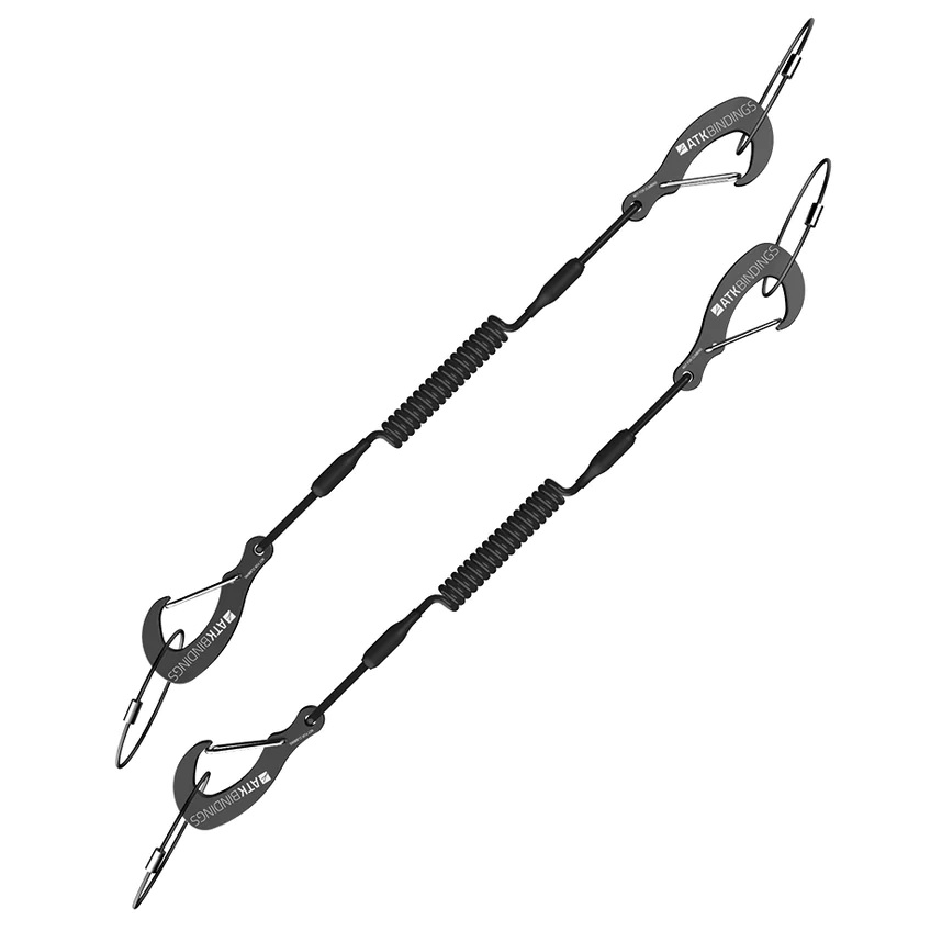 Kevlar Core Leash Double Carabinier with dual black carabiniers.