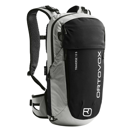 Versatile alpine backpack Traverse Pure 18 S, eco-friendly, functional design.