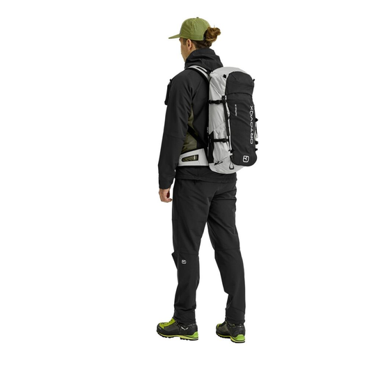 Versatile alpine backpack Traverse Pure 30 with eco-friendly design, comfortable fit, and ergonomic features.